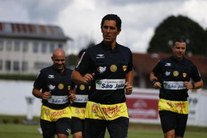 FLORES DA CUNHA, RS, BRASIL, 12/01/2018 -Pré temporada da arbitragem do gauchão 2018. Na foto: Daniel Bins(FOTOGRAFO: FELIX ZUCCO / AGENCIA RBS)<!-- NICAID(13364501) -->