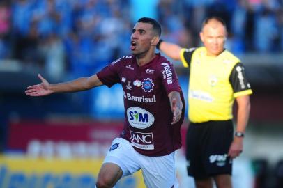  CAXIAS DO SUL, RS, BRASIL, 22/02/2020. Caxias x Grêmio, jogo da final da Taça Cel. Ewaldo Poeta, primeiro turno do Campeonato Gaúcho 2020 (Gauchão 2020), realizado no estádio Centenário. (Porthus Junior/Agência RBS)<!-- NICAID(14428644) -->