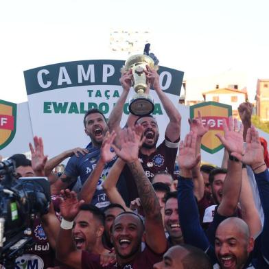  CAXIAS DO SUL, RS, BRASIL, 22/02/2020. Caxias x Grêmio, jogo da final da Taça Cel. Ewaldo Poeta, primeiro turno do Campeonato Gaúcho 2020 (Gauchão 2020), realizado no estádio Centenário. (Porthus Junior/Agência RBS)<!-- NICAID(14428710) -->