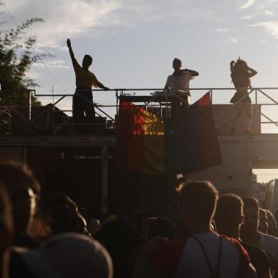  CAXIAS DO SUL, RS, BRASIL (24/02/2020)Bloco inclusivo Arco Iris na Estação Férrea em Caxias do Sul. (Antonio Valiente/Agência RBS)<!-- NICAID(14430544) -->