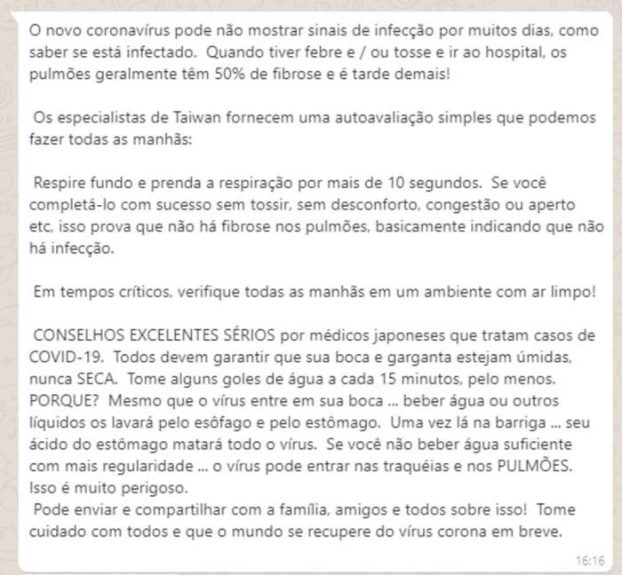 Reprodução / Whatsapp