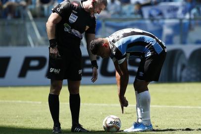 Grêmio enfrenta o Juventude, na Arena, pela primeira rodada do segundo turno do Gauchão. Diego Souza<!-- NICAID(14435682) -->