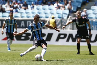 Grêmio enfrenta o Juventude, na Arena, pela primeira rodada do segundo turno do Gauchão. Alisson<!-- NICAID(14435702) -->