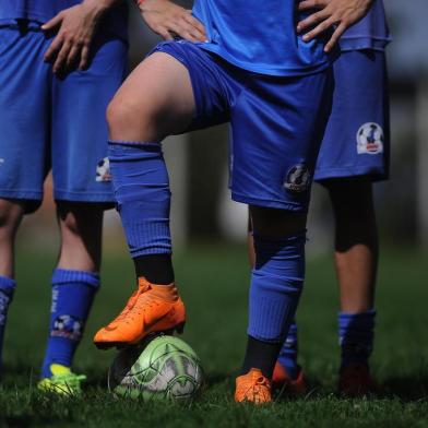  CAXIAS DO SUL,RS, BRASIL, 09/10/2019 - A Apafut/UCS treina para encarar o Brasil-Pel na semifinal do Gauchão sub-17.  (Marcelo Csagrande/Agência RBS)<!-- NICAID(14283192) -->