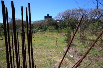  PORTO ALEGRE, RS, BRASIL, 23/09/2019- Obra abandonada da Ospa. (FOTOGRAFO: TADEU VILANI / AGENCIA RBS)