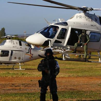  CHARQUEADAS, RS, BRASIL, 03/03/2020- Em megaoperação, RS transfere mais 18 líderes de facções para penitenciárias federais.(FOTOGRAFO: MATEUS BRUXEL / AGENCIA RBS)<!-- NICAID(14437976) -->