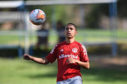 2020-02-03 Treino do Inter em Santiago, no Chile. Marcos Guilherme no lance. Foto Ricardo Duarte, Inter, divulgação<!-- NICAID(14418729) -->