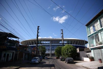  PORTO ALEGRE, RS, BRASIL - 05.03.2020 - Entorno da Arena do Grêmio. (Foto: Jefferson Botega/Agencia RBS)