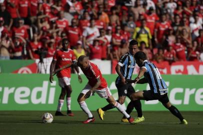  PORTO ALEGRE, RS, BRASIL,15/02/2020- Gre-Nal 423, válido pela semifinal do primeiro turno do Gauchão. (FOTOGRAFO: ANDRÉ ÁVILA / AGENCIA RBS)<!-- NICAID(14420538) -->