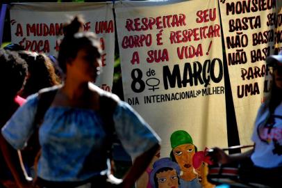  CAXIAS DO SUL, RS, BRASIL, 08/03/2020Evento no parque dos macaquinhos, comemora o Dia Internacional das Mulheres em Caxias do Sul(Lucas Amorelli/Agência RBS)<!-- NICAID(14444244) -->