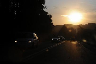  CAXIAS DO SUL, RS, BRASIL, 27/12/2019 - Movimento na Rotqa do Sol sentido caxias litoral. (Marcelo Casagrande/Agência RBS)<!-- NICAID(14372430) -->