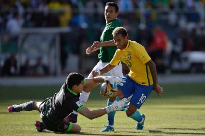  durante a partida entre Bolivia e Brasil realizada no Estadio Hernando Siles em La Paz na Bolivia, pela decima setima rodada das eliminatorias sul-americanas para a Copa da Russia de 2018.Indexador: Pedro Martins/ MoWa Press<!-- NICAID(13193174) -->