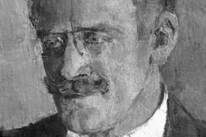 Prêmio Nobel de Literatura de 1920, o norouguês Knut Hamsun é autor do livro Fome. Ficou conhecido também por simpatizar com Hitler e o nazismo<!-- NICAID(14446966) -->