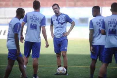  CAXIAS DO SUL, RS, BRASIL (12/03/2020)Treino do SER caxias no Estádio Centenário. Na foto,Yuri. (Antonio Valiente/Agência RBS)<!-- NICAID(14449116) -->