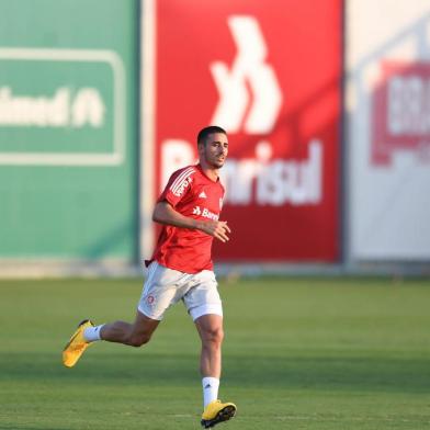  2020-03-09 Treino do Internacional no CT Parque Gigante. Jogador Thiago Galhardo Foto: Ricardo Duarte/Internacional<!-- NICAID(14449343) -->