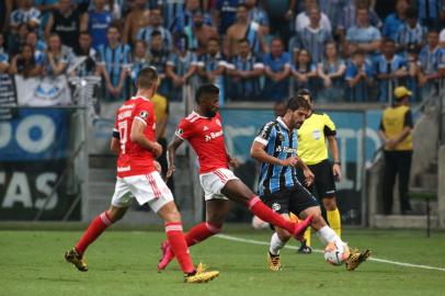  PORTO ALEGRE, RS, BRASIL - Grêmio e Inter jogam na Arena, pelo Grupo E da Libertadores da América 2020. (Foto: Jefferson Botega/Agencia RBS)<!-- NICAID(14449689) -->