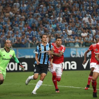  PORTO ALEGRE, RS, BRASIL - Grêmio e Inter jogam na Arena, pelo Grupo E da Libertadores da América 2020. (Foto: Jefferson Botega/Agencia RBS)<!-- NICAID(14449700) -->