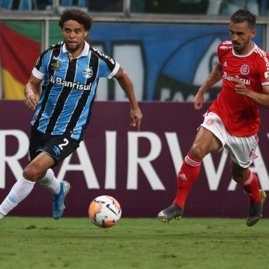  PORTO ALEGRE, RS, BRASIL - Grêmio e Inter jogam na Arena, pelo Grupo E da Libertadores da América 2020. (Foto: Jefferson Botega/Agencia RBS)<!-- NICAID(14449683) -->