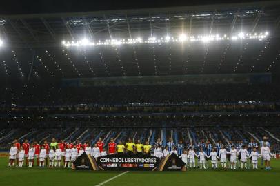  PORTO ALEGRE, RS, BRASIL - Grêmio e Inter jogam na Arena, pelo Grupo E da Libertadores da América 2020. (Foto: Mateus Bruxel/Agencia RBS)<!-- NICAID(14449703) -->