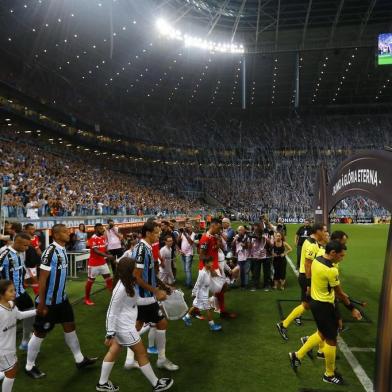  PORTO ALEGRE, RS, BRASIL - Grêmio e Inter jogam na Arena, pelo Grupo E da Libertadores da América 2020. (Foto: Mateus Bruxel/Agencia RBS)<!-- NICAID(14449595) -->