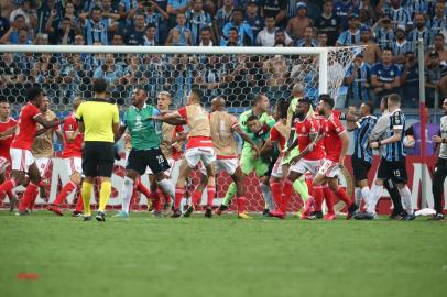  PORTO ALEGRE, RS, BRASIL - Grêmio e Inter jogam na Arena, pelo Grupo E da Libertadores da América 2020. (Foto: Jefferson Botega/Agencia RBS)<!-- NICAID(14449756) -->