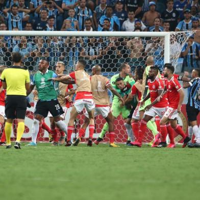  PORTO ALEGRE, RS, BRASIL - Grêmio e Inter jogam na Arena, pelo Grupo E da Libertadores da América 2020. (Foto: Jefferson Botega/Agencia RBS)<!-- NICAID(14449756) -->