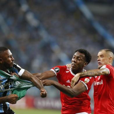  PORTO ALEGRE, RS, BRASIL - Grêmio e Inter jogam na Arena, pelo Grupo E da Libertadores da América 2020. D'Alessandro,  Moisés. (Foto: Mateus Bruxel/Agencia RBS)<!-- NICAID(14449811) -->