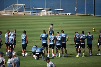  PORTO ALEGRE, RS, BRASIL - 10.03.2020 - Treino do Grêmio no CT Presidente Luiz Carvalho. (Foto: Jefferson Botega/Agencia RBS)<!-- NICAID(14446621) -->