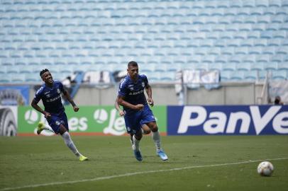  PORTO ALEGRE, RS, BRASIL,15/03/2020-Grêmio recebe o São Luiz pela terceira rodada do segundo turno do Gauchão na Arena. Partida foi com portoões fechados devido ao coronavírus.(FOTOGRAFO: ANDRÉ ÁVILA / AGENCIA RBS)