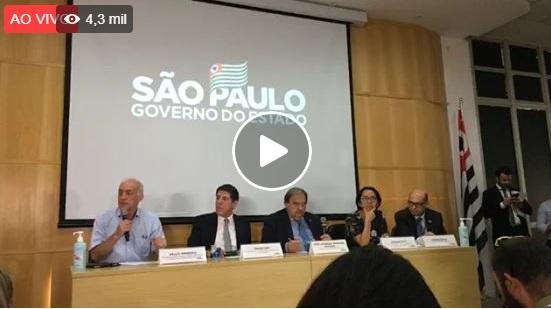 Governo do Estado de SP/Reprodução do Facebook