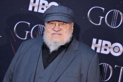 US novelist George R. R. Martin arrives for the Game of Thrones eighth and final season premiere at Radio City Music Hall on April 3, 2019 in New York city. (Photo by Angela Weiss / AFP)<!-- NICAID(14040734) -->