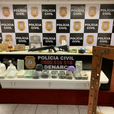 Polícia fecha laboratório de produção de drogas em Taquara