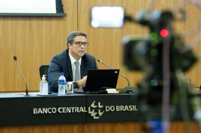 Brasília, 23/03/2020. Apresentação do Presidente do Banco Central, Roberto Campos Neto, sobre as medidas de combate aos efeitos da Covid-19. Foto:Raphael Ribeiro/BCB<!-- NICAID(14458728) -->