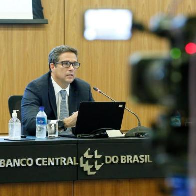 Brasília, 23/03/2020. Apresentação do Presidente do Banco Central, Roberto Campos Neto, sobre as medidas de combate aos efeitos da Covid-19. Foto:Raphael Ribeiro/BCB<!-- NICAID(14458728) -->