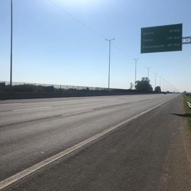 Freeway registra movimento baixo por conta das paralisações envolvendo coronavírus