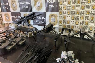  ****EM BAIXA****ELDORADO DO SUL,  RS, BRASIL, 25/03/2020-  Polícia descobre em Eldorado do Sul central que distribuía por drones drogas e celulares para presídios. Foto- Polícia Civil \ Divulgação<!-- NICAID(14460460) -->