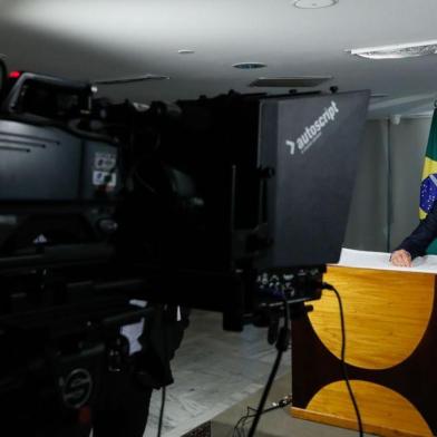 Pronunciamento do presidente Jair Bolsonaro<!-- NICAID(14460914) -->