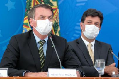  (Brasília - DF, 18/03/2020) Coletiva à Imprensa do Presidente da República, Jair Bolsonaro e Ministros de Estado. Foto: Carolina Antunes/PRIndexador: Carolina Antunes<!-- NICAID(14455255) -->