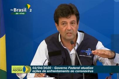 Ministro da Saúde falou em coletiva sobre cadastramento de profissionais da saúde.<!-- NICAID(14468045) -->