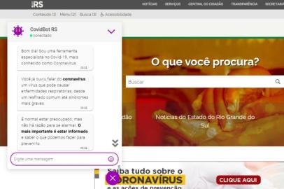 Empresa 4all desenvolveu um chat para pessoas tirarem dúvidas sobre coronavírus.<!-- NICAID(14471894) -->