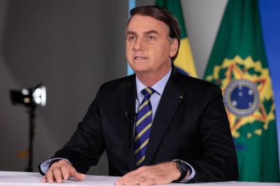  O Presidente da República, Jair Bolsonaro, faz pronunciamento em Rede Nacional de Rádio e Televisão.Indexador: Carolina Antunes<!-- NICAID(14472703) -->