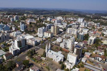 Vista aérea de Veranópolis. <!-- NICAID(14330855) -->