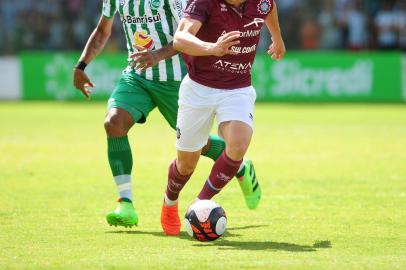  CAXIAS DO SUL, RS, BRASIL, 02/04/2017. Juventude x SER Caxias. Clássico Ca-ju 282, disputado no Estádio Alfredo Jaconi, pelas quartas de final do Campeonato Gaúcho 2017, o Gauchão 2017. (Diogo Sallaberry/Agência RBS)<!-- NICAID(12828757) -->