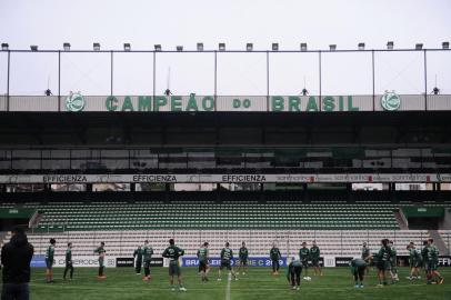  CAXIAS DO SUL, RS, BRASIL (12/09/2019)Treino do Juventude no Estádio Alfredo Jaconi. (Antonio Valiente/Agência RBS)<!-- NICAID(14246874) -->