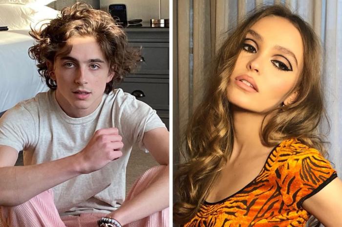 Instagram @tchalamet e @lilyrose_depp / Reprodução