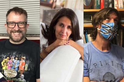 Personalidades de Porto Alegre falam sobre o isolamento social. Na montagem, fotos de Thedy Corrêa (Arquivo Pessoal), Martha Medeiros (Andréia Graiz, divulgação) e Eduardo Bueno (Arquivo pessoal).<!-- NICAID(14489303) -->