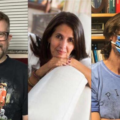 Personalidades de Porto Alegre falam sobre o isolamento social. Na montagem, fotos de Thedy Corrêa (Arquivo Pessoal), Martha Medeiros (Andréia Graiz, divulgação) e Eduardo Bueno (Arquivo pessoal).<!-- NICAID(14489303) -->