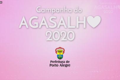 Reprodução da divulgação online da Campanha do Agasalho 2020