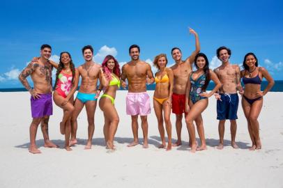 Elenco da sexta temporada do reality De Férias com o Ex Brasil, na MTV <!-- NICAID(14490323) -->