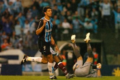 *** Julio Cordeiro - Grêmio 7 ***Gremio X Fluminense,Rômulo comemorando Segundo gol<!-- NICAID(1819486) -->